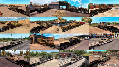 Мод "Military cargo pack by Jazzycat v1.5.6" для American Truck Simulator