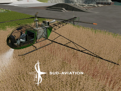 Мод "Allouette II SE 313B v1.0" для Farming Simulator 22