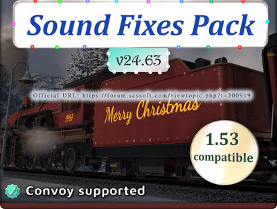 Мод "Sound Fixes Pack v24.63" для American Truck Simulator