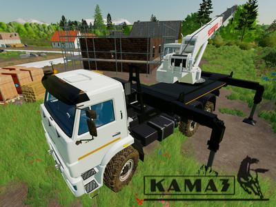 Мод "КамАЗ-43118 Челябинец 6х6 v1.0" для Farming Simulator 22