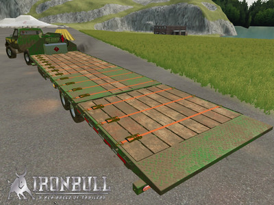 Мод "Ironbull 36ft Gooseneck Dovetail v1.0" для Farming Simulator 22