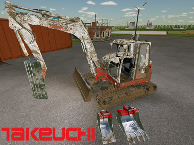 Мод "Takeuchi TB 290-2 v1.0" для Farming Simulator 22