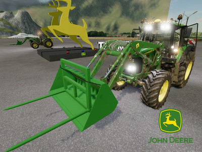 Мод "John Deere 148 / 158 FL v1.0" для Farming Simulator 22