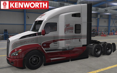 Мод "Kenworth T680 NG Jake Bernhardt Trucking Skin" для American Truck Simulator
