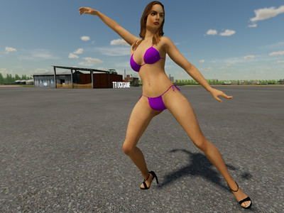 Мод "Dancing Girl v1.0" для Farming Simulator 22