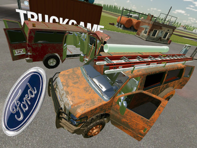 Мод "Ford E350 Super Duty 2016 v1.0" для Farming Simulator 22
