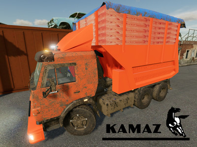 Мод "КамАЗ-55111 v1.0.1" для Farming Simulator 22