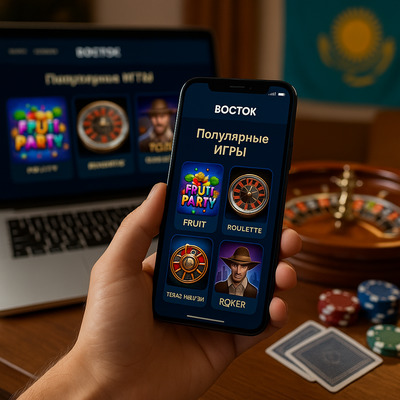 Популярные игры среди казахстанских игроков в казино Восток