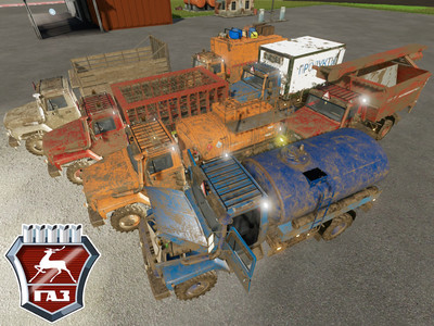 Мод "ГАЗ-3307 v1.1" для Farming Simulator 22