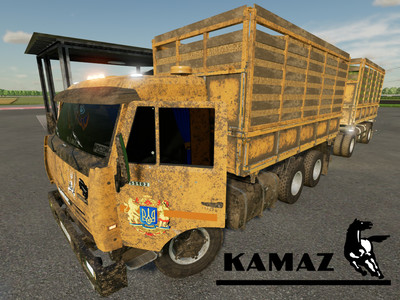 Мод "КамАЗ-55102 и НефАЗ-8560 v1.0" для Farming Simulator 22