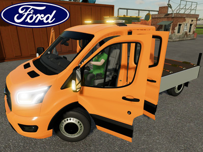 Мод "Ford Transit Doka 2020 v2.1" для Farming Simulator 22