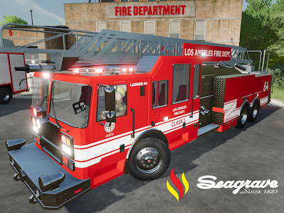 Мод "Seagrave Marauder II Ladder v1.0" для Farming Simulator 22