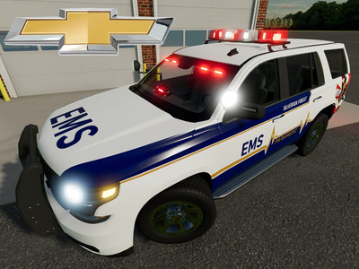 Мод "Chevrolet Tahoe 2015 Fire v1.0" для Farming Simulator 22