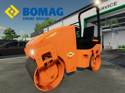 Мод "Bomag BW 120 AD-4 v1.1" для Farming Simulator 22