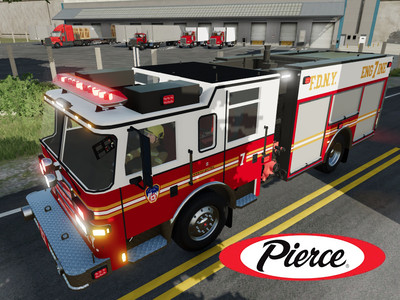 Мод "Pierce Arrow XT Fire Engine v1.0" для Farming Simulator 22