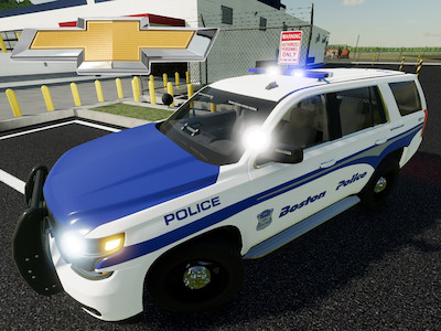 Мод "Chevrolet Tahoe 2015 Police v1.0" для Farming Simulator 22