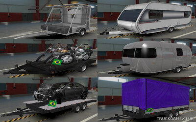 Мод "Ownable Car Trailers" для Euro Truck Simulator 2