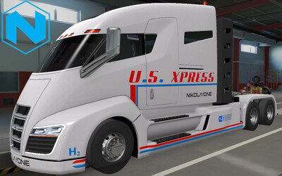 Мод "Nikola One 2020" для Euro Truck Simulator 2