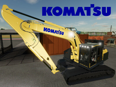 Мод "Komatsu PC 240 LC v1.0" для Farming Simulator 22