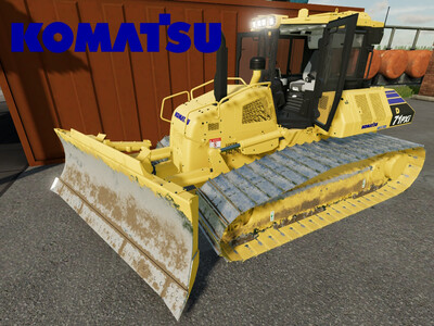Мод "Komatsu D71PX-24 v1.0" для Farming Simulator 22