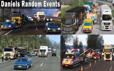 Мод "Daniels Random Events v1.6.3.5" для Euro Truck Simulator 2