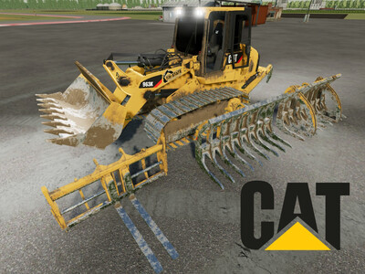Мод "CAT 963 v1.0" для Farming Simulator 22