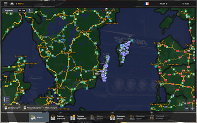 Мод "Swedish Islands Map v2.2" для Euro Truck Simulator 2