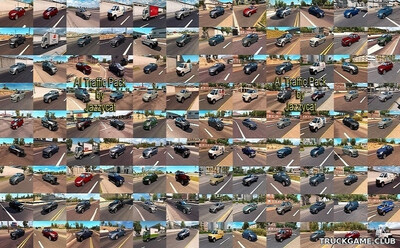 Мод "Ai traffic pack by Jazzycat v16.6.7" для American Truck Simulator