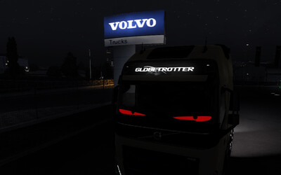 Мод "Animated LED Window Eyes v1.6" для Euro Truck Simulator 2