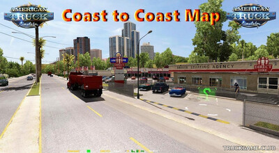 Мод "Coast to Coast v2.23.59" для American Truck Simulator