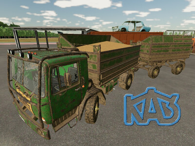 Мод "КАЗ-4540 и ГКБ-8535 v2.1.2.2" для Farming Simulator 22