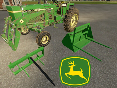 Мод "John Deere 148 / 158 FL v1.1" для Farming Simulator 22