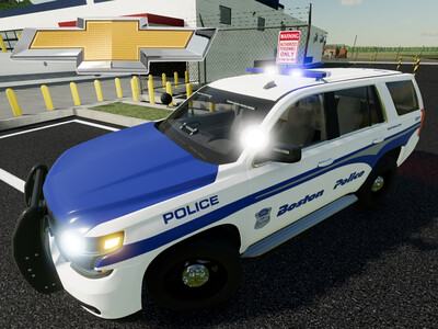 Мод "Chevrolet Tahoe 2015 Police v1.1" для Farming Simulator 22