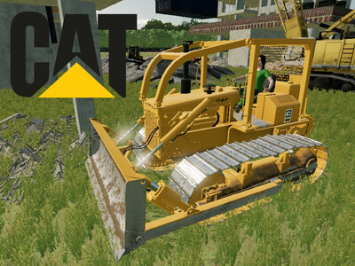 Мод "CAT D6D v1.1" для Farming Simulator 22
