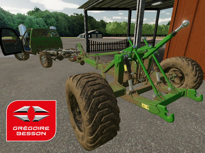 Мод "Gregoire-Besson Trailed Lifter v1.0" для Farming Simulator 22