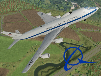 Мод "Boeing E-4B v1.0" для Farming Simulator 22