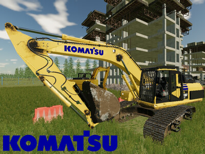 Мод "Komatsu PC 360/390 LC-11 v1.1" для Farming Simulator 22