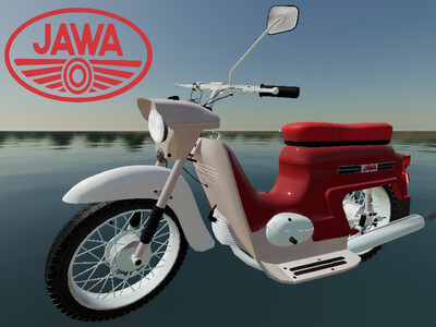 Мод "Jawa 50 Type 20 Pionyr v1.1" для Farming Simulator 22