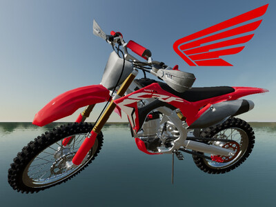 Мод "Honda CRF450R v1.0" для Farming Simulator 22