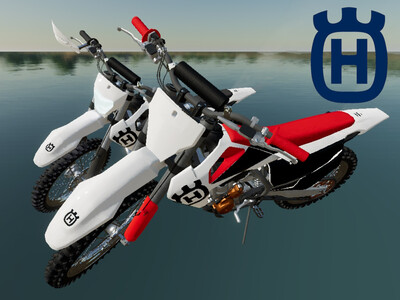 Мод "Husqvarna FE250 / TE300 v1.2" для Farming Simulator 22